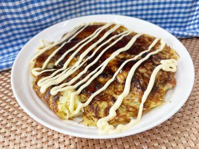 「お好み焼き」栄養科と連携して、料理教室開催♪